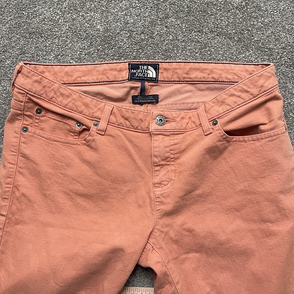 North Face Pants Womens 12 Pink Straight Leg Casual Stretch Outdoor‎ Travel - Picture 2 of 8